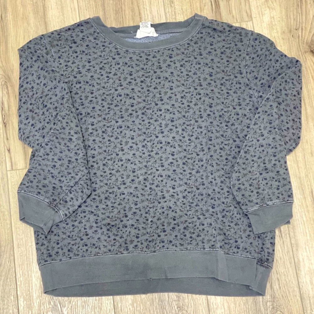 Floral sweatshirt